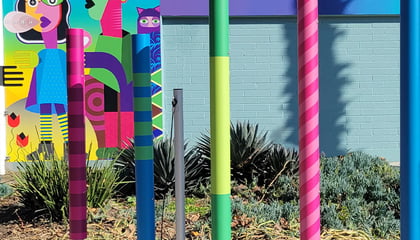 'The Answer is Yes' Interactive Public Art and Sound Sculpture, City of Burbank